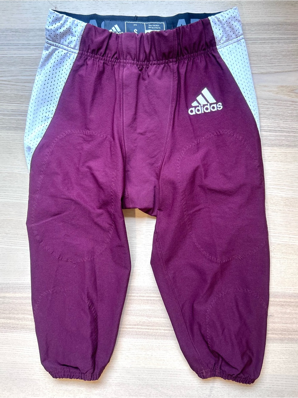 Adidas NWT Maroon Waven A1 Stock Football Pants Athletic Workout Men's Size S